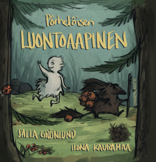 A playful nature alphabet. A light favorite book.