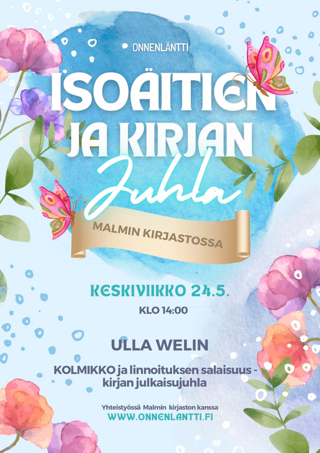 Isoäitien ja lastenkirjan juhla Malmin kirjastossa